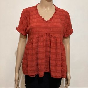 Time And Tru Rust Color Top Size Medium